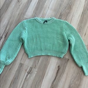 Topshop boutique mint green Sweater